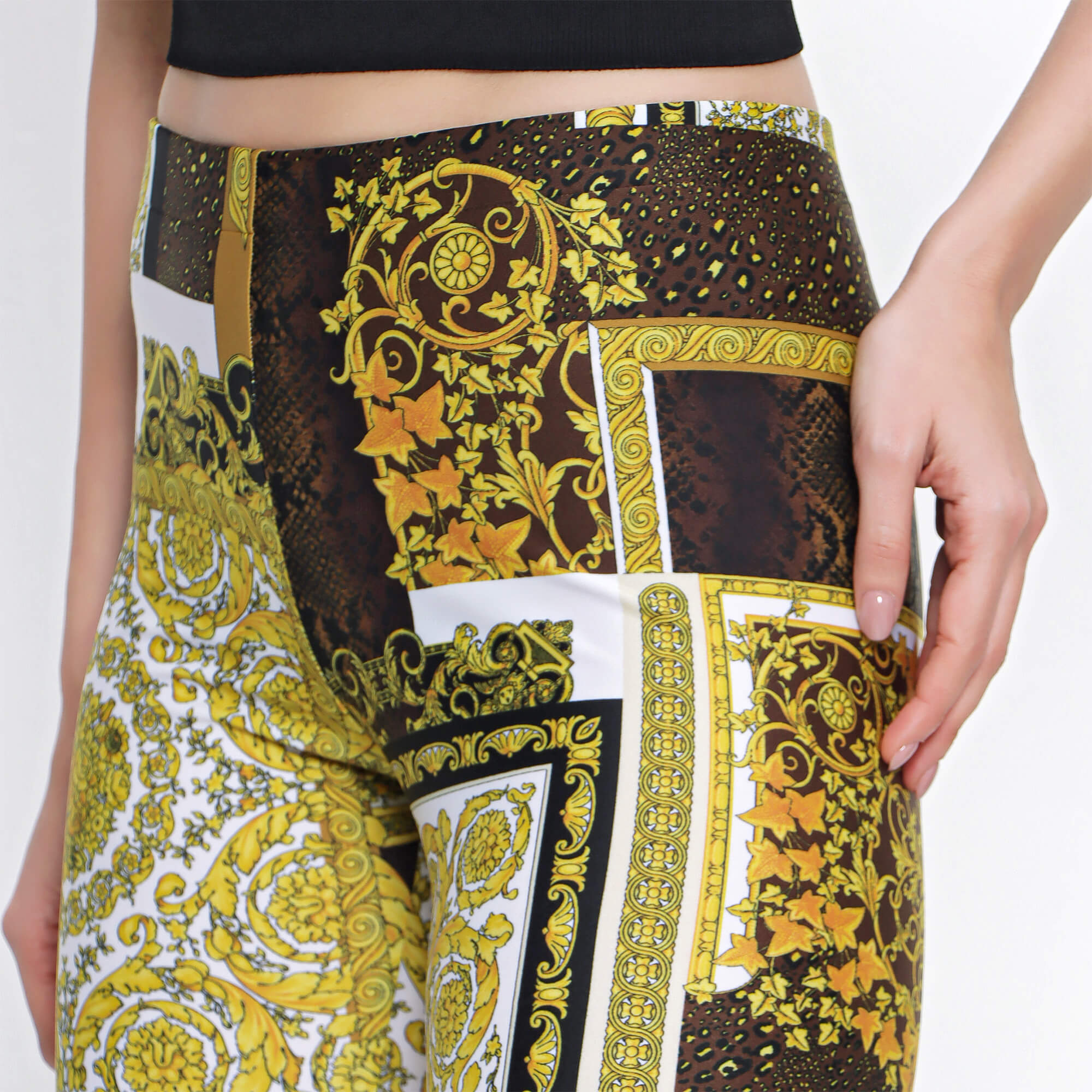 Versace - Barocco Printed Leggings